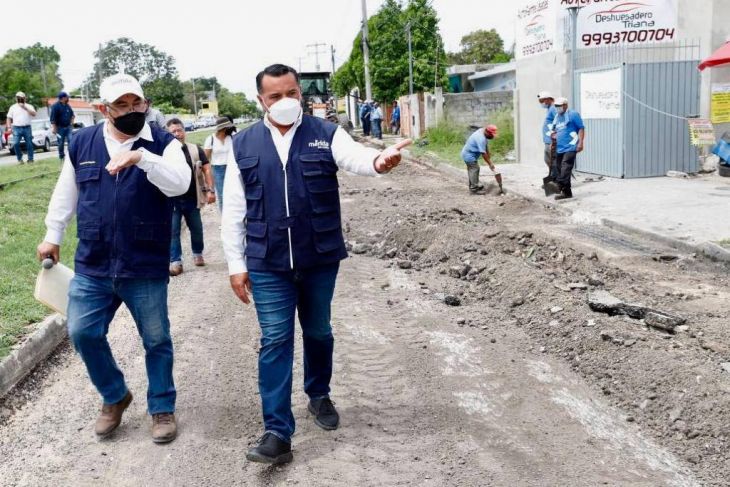 La Jornada Maya Yucatán La Jornada Maya Renán Barrera supervisa