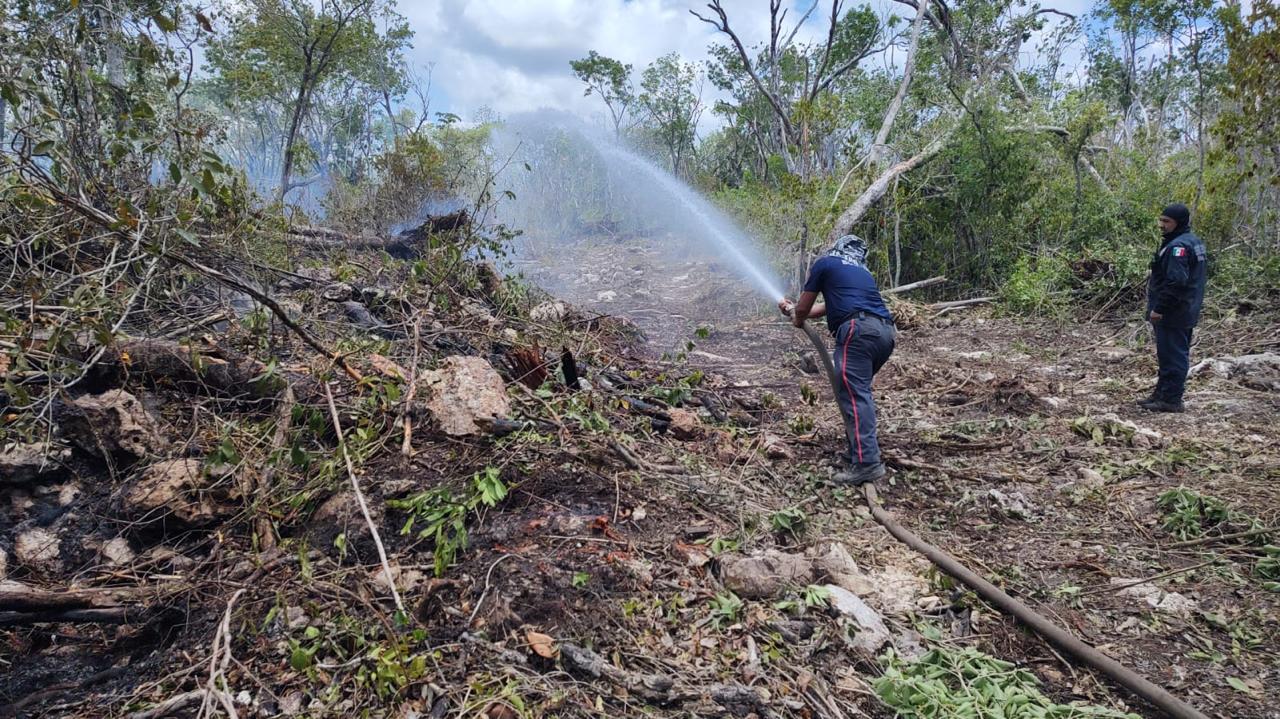 La Jornada Maya Quintana Roo Miguel Améndola Bomberos de Tulum