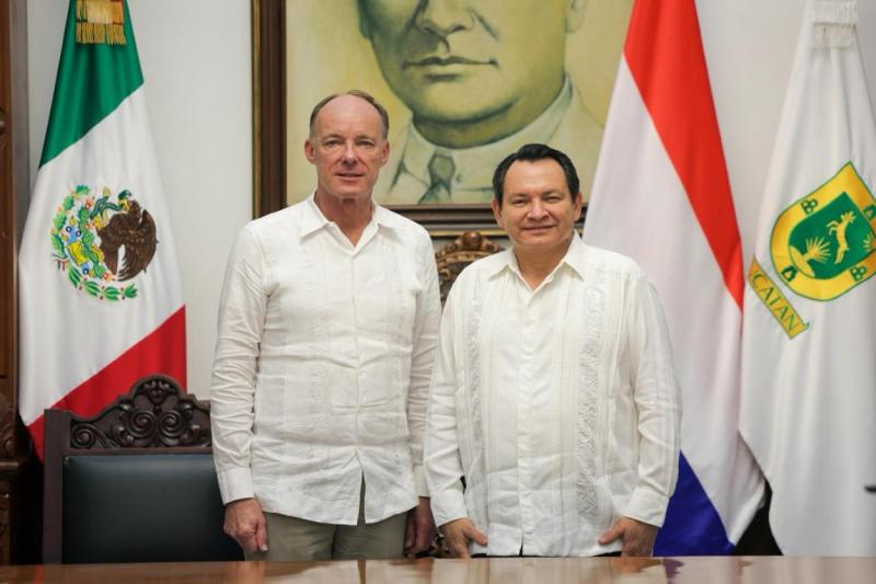Yucatán fortalece cooperación con los Países Bajos en materia industrial, energética y portuaria