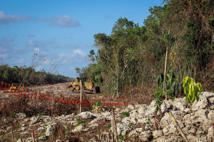 Yaan u yantal u bo’ol mola’ay beetik u meyajil u jaatsil 5 Sur Tren Maya úuchik u wak’ik ba’al Solidaridad