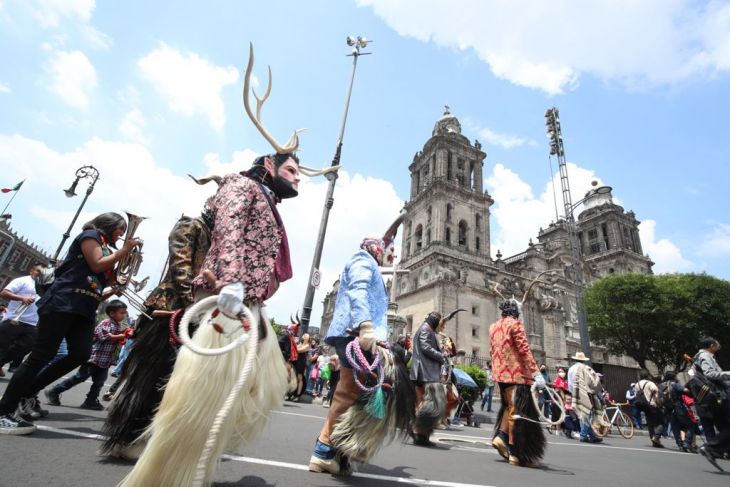 La Jornada Maya | Nacional | Efe | Con marcha en la CDMX, indígenas ...