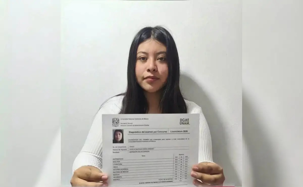 Brisa García, estudiante oaxaqueña con puntaje perfecto en la UNAM, no fue convocada a examen de control