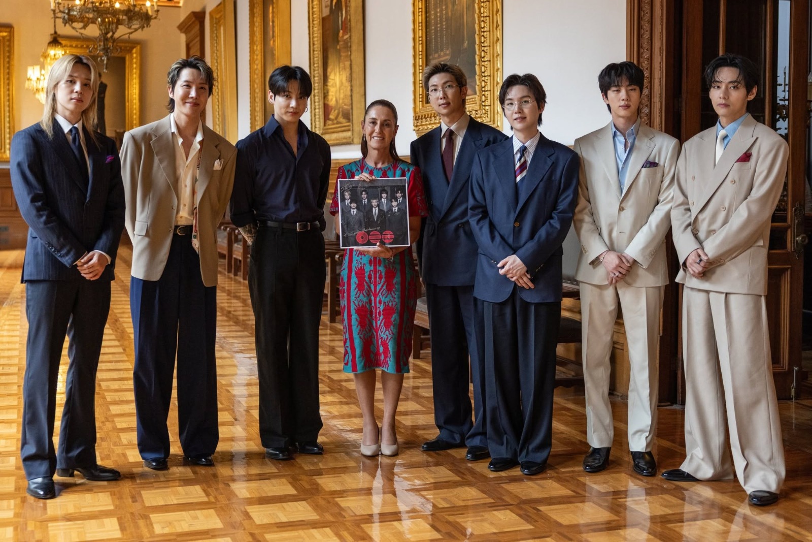 Sheinbaum reafirma regreso de BTS a México en 2027 tras visita de presidente surcoreano