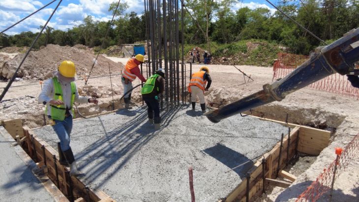 Avanza la construcción de estaciones y paraderos del Tren Maya