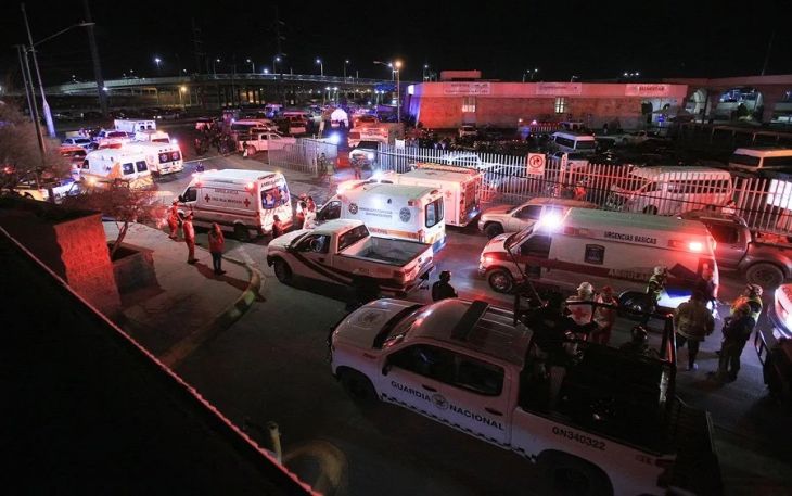 La Jornada Maya | Nacional | La Jornada / Efe | Mueren 40 migrantes en  incendio dentro de un albergue del INM en Ciudad Juárez, Chihuahua