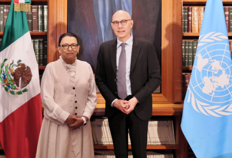 Segob y Alto Comisionado de ONU coinciden en ''firme compromiso'' con DH y cooperación para la justicia