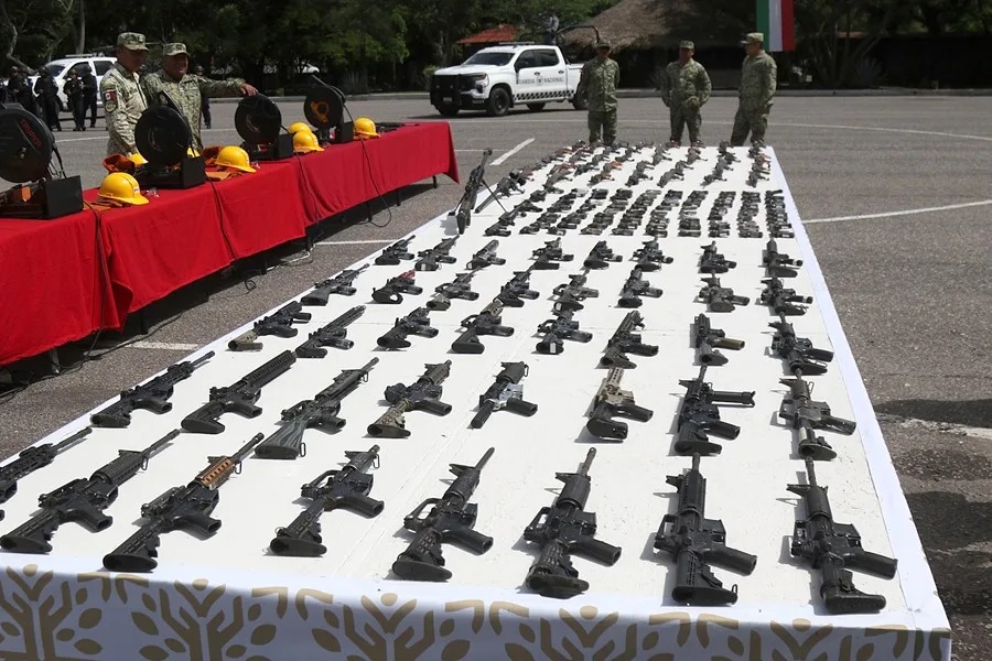 Se han logrado intercambiar 14 mil armas de fuego por dinero con desarme por la paz: Rosa Icela Rodríguez