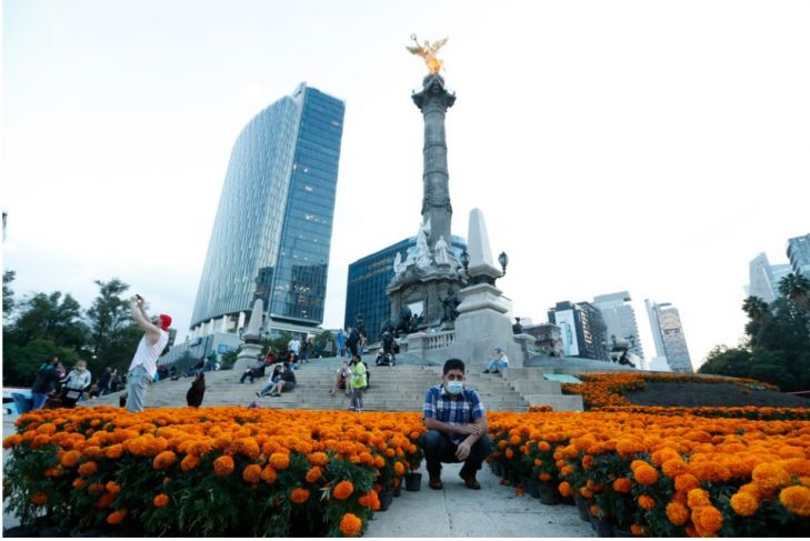 La Jornada Maya | Nacional | Efe | Adornan la CDMX con miles de flores de  cempasúchil por Día de Muertos