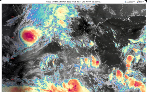 El huracán 'Polo' mantiene su desplazamiento hacia Baja California Sur; prevén que impacte esta noche