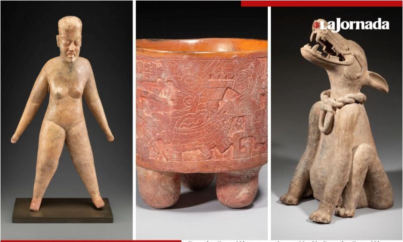 México pide a casa Heritage detener subasta de 15 piezas arqueológicas