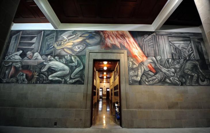 La Jornada Maya Nacional Astrid Sánchez Conoce Los Murales De José Clemente Orozco En La Scjn 0626