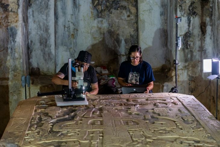 La Jornada Maya Nacional Astrid Sánchez Lápida De Pakal En Palenque Es Sometida A 0736