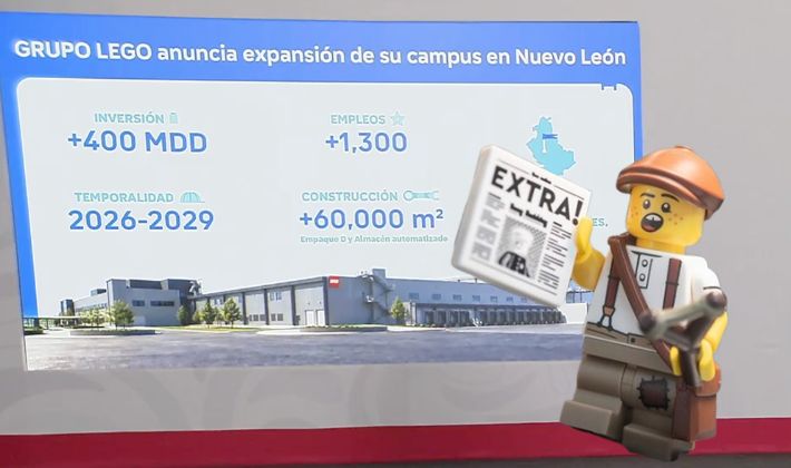 Grupo Lego anuncia inversión por 400 mdd para nueva planta en Nuevo León