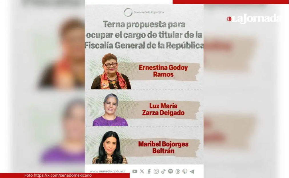 Inicia en Senado comparecencia de Godoy, Bojórquez y Zarza, las tres aspirantes a la FGR