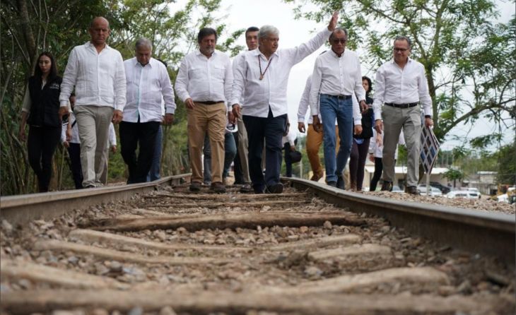 Inicia hoy AMLO gira por el sureste para supervisar obras del Tren Maya