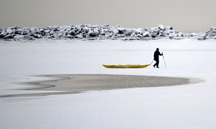 Caos en Suecia, Finlandia y Dinamarca por nieve y frío extremo de