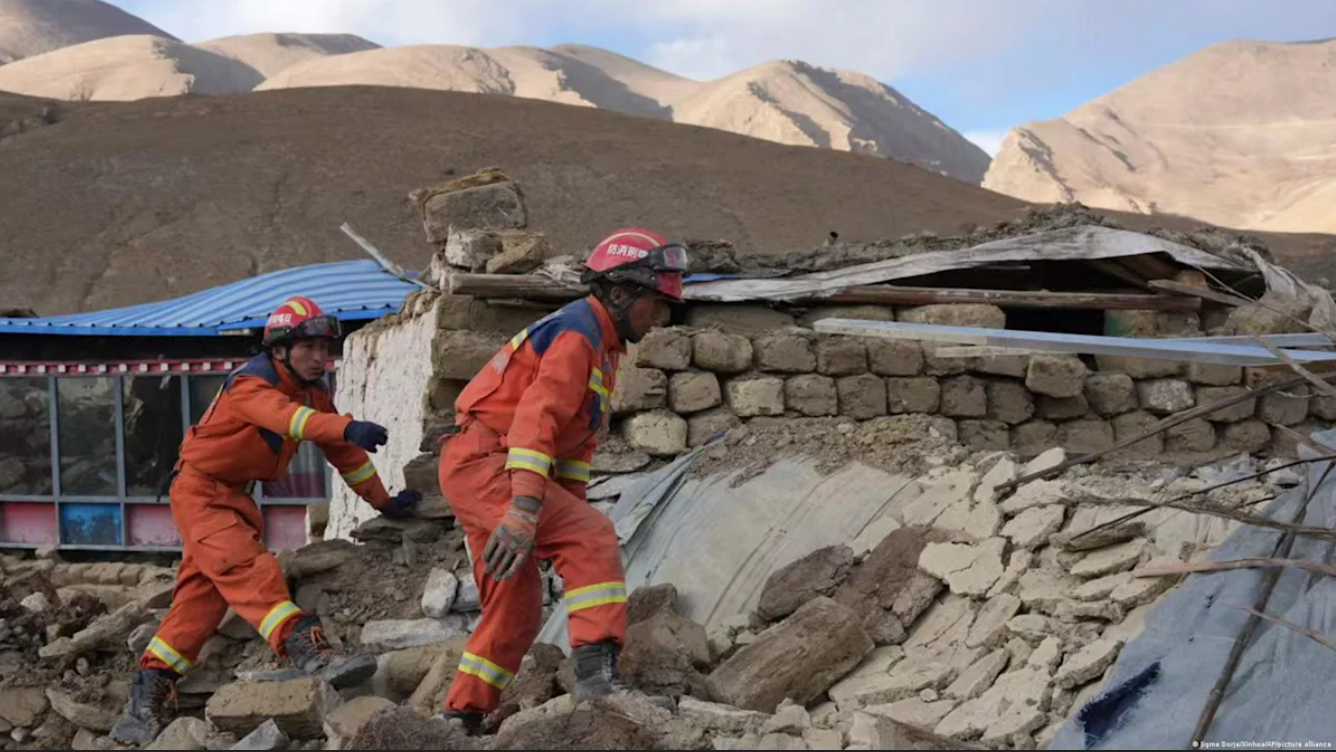 China intensifica rescates tras terremoto de magnitud 7 en Tíbet; hay 16 muertos y 54 heridos