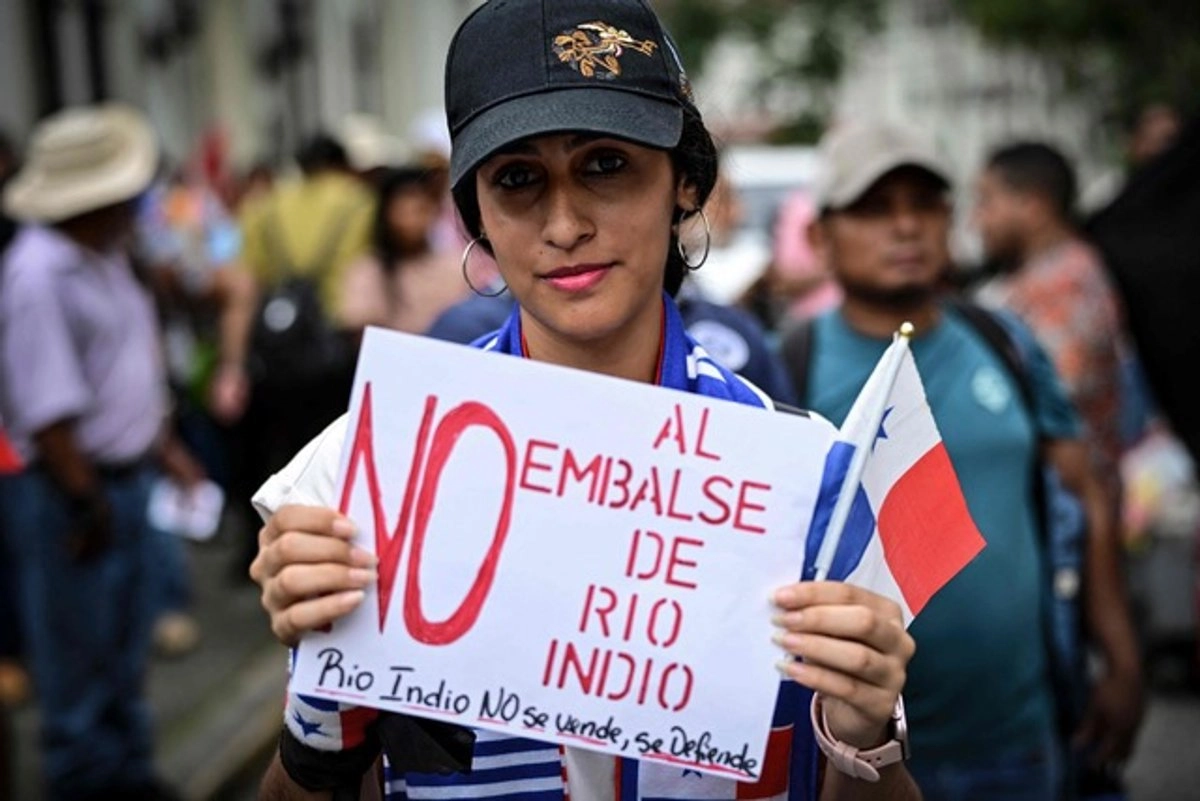 ''No nos sacarán ni vivos ni muertos'', campesinos protestan contra embalse en Canal de Panamá