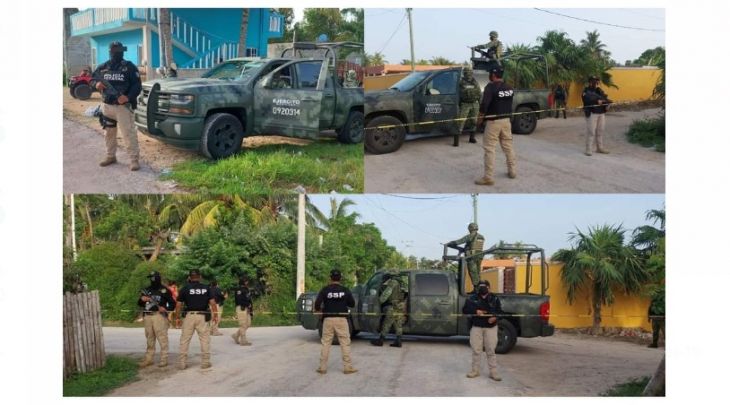 Detienen a cuatro personas tras cateo en tres predios de El Cuyo, Tizimín