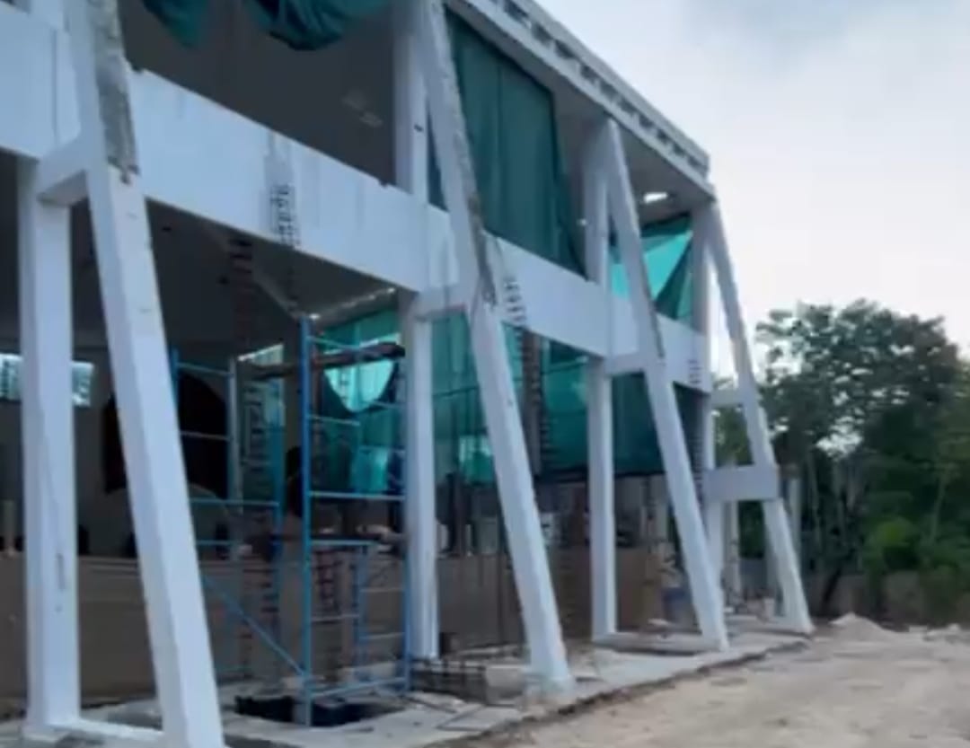 La nueva Catedral de Cancún tiene 50 por ciento de avance pese a controversias ambientales