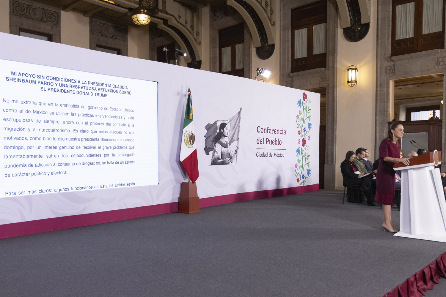 Sheinbaum agradece respaldo de AMLO; hay campaña de ultraderecha contra la transformación en México, reafirma