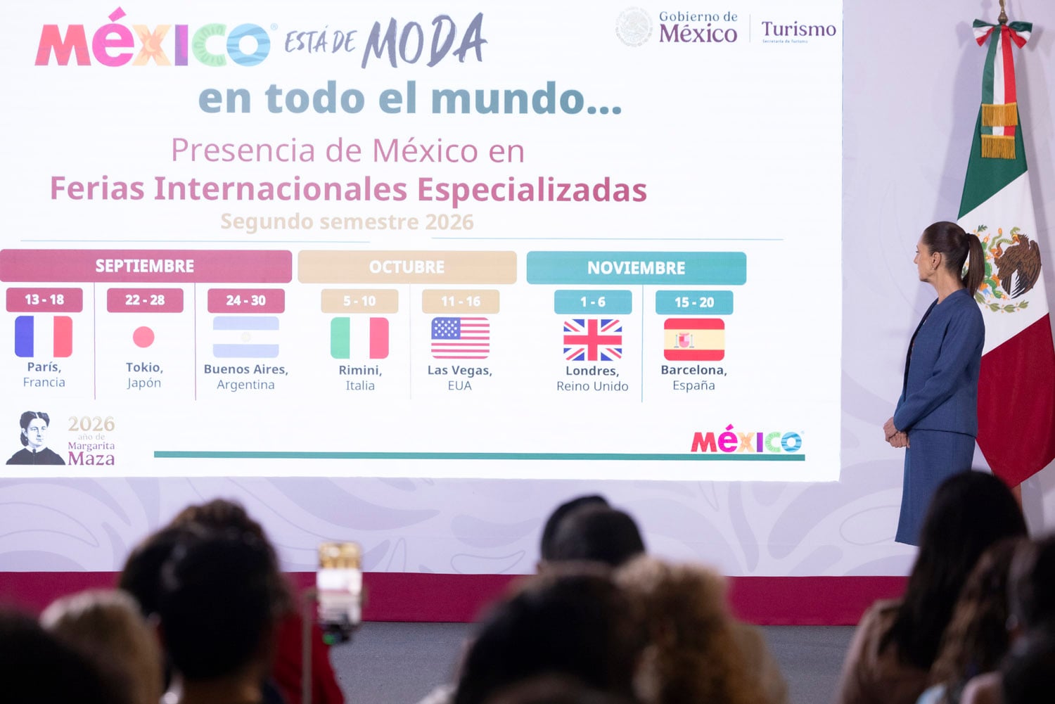 México recibe a 51.1 millones de viajeros internacionales en el primer semestre de 2026