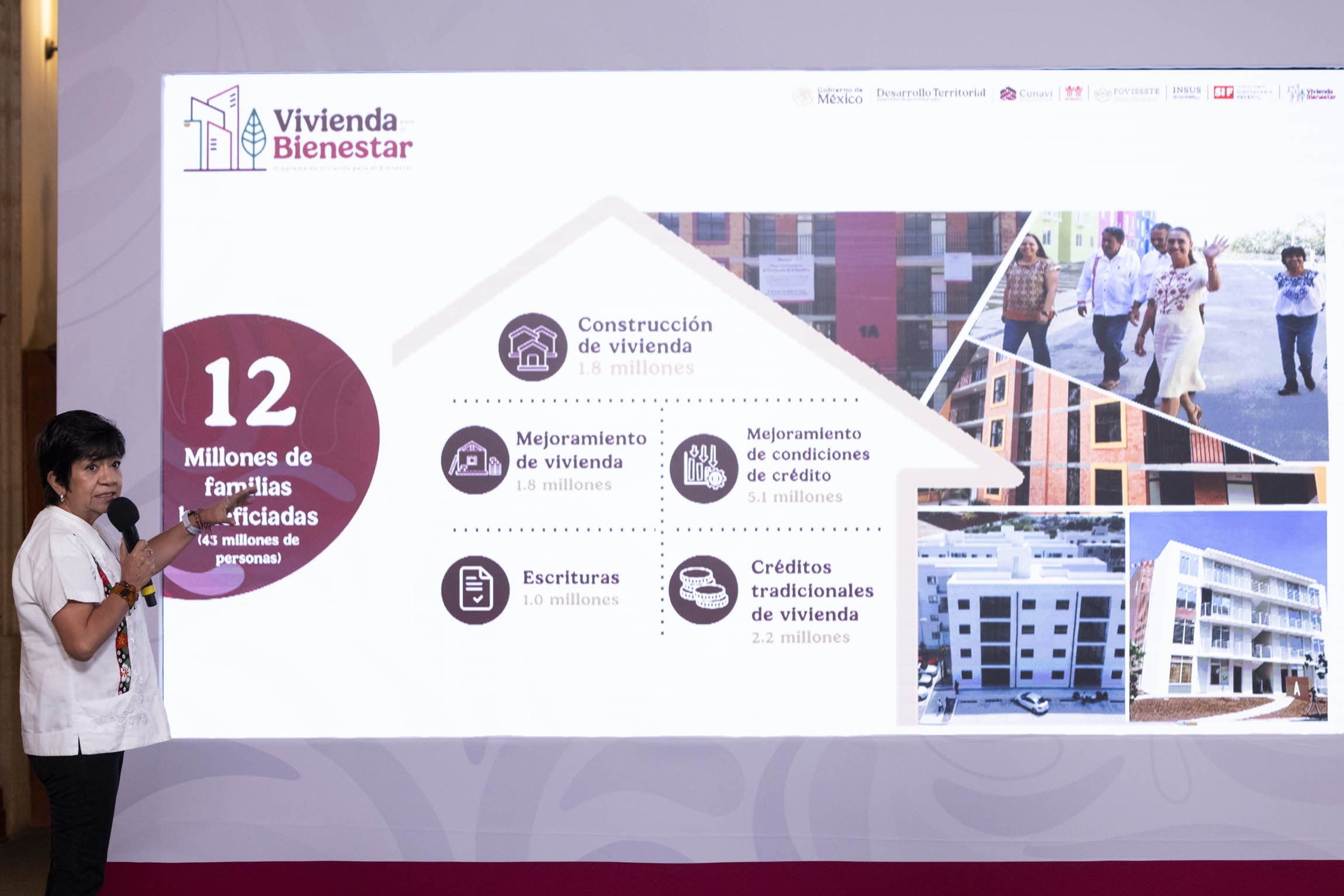 Sheinbaum prevé que al final de su gobierno haya 12 millones de familias beneficiadas con programa de vivienda