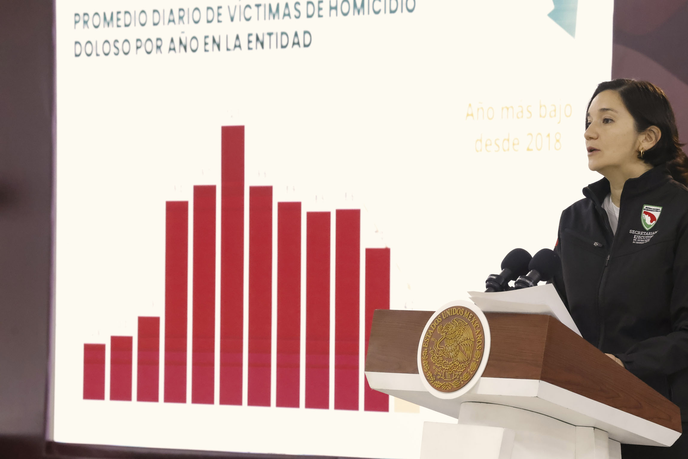 Coordinación en seguridad reduce 75 por ciento los homicidios en Guanajuato