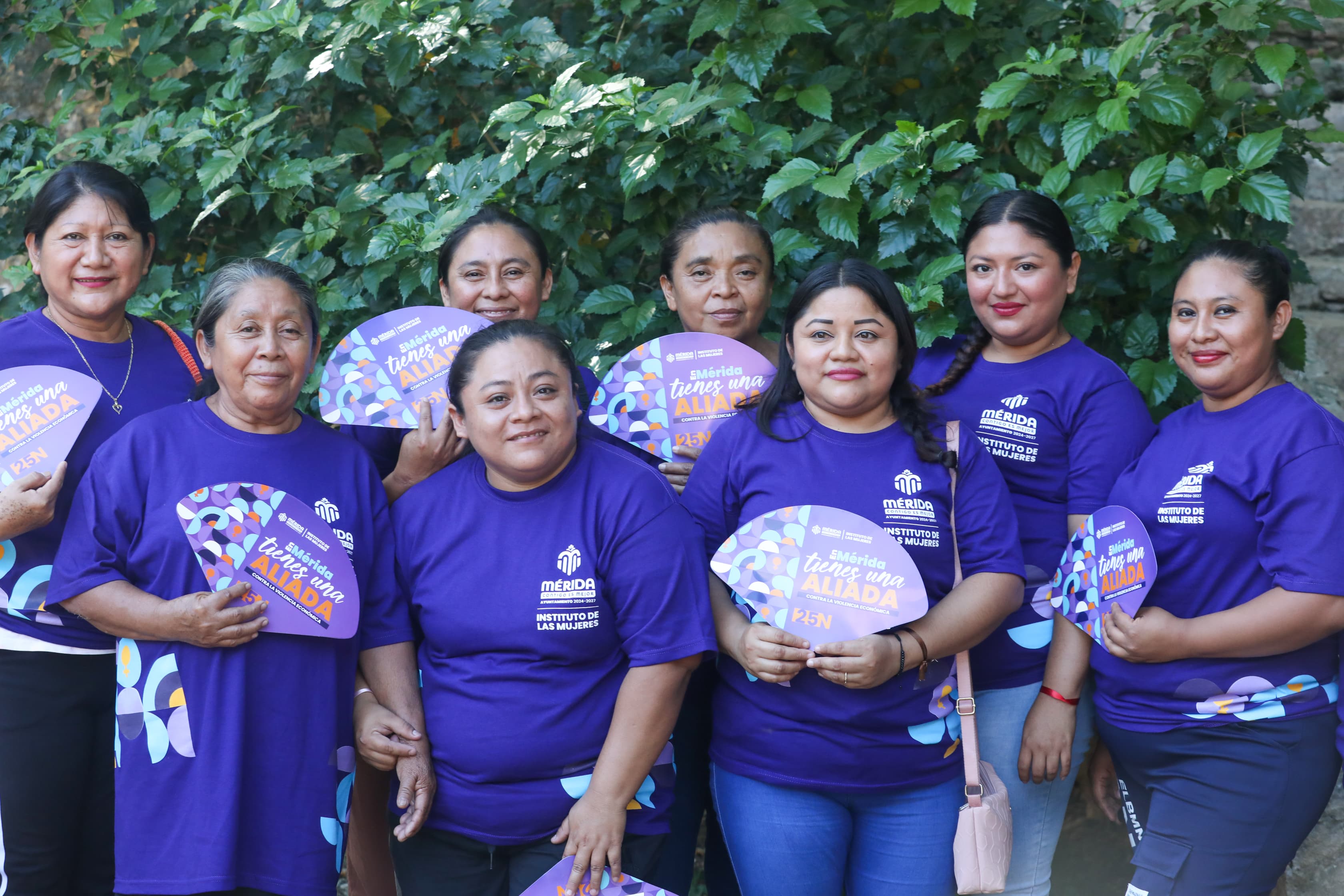 ''Aliadas en Movimiento'', rally del Ayuntamiento de Mérida que promueve la prevención de la violencia contra la mujer