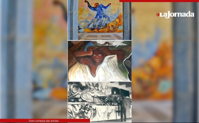 SAT exige a pintor de 99 años entregar mural como pago de impuestos