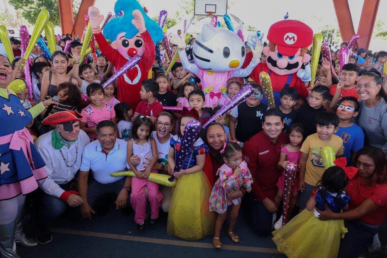 Más de 30 mil niñas y niños celebran su día en Quintana Roo con festivales simultáneos