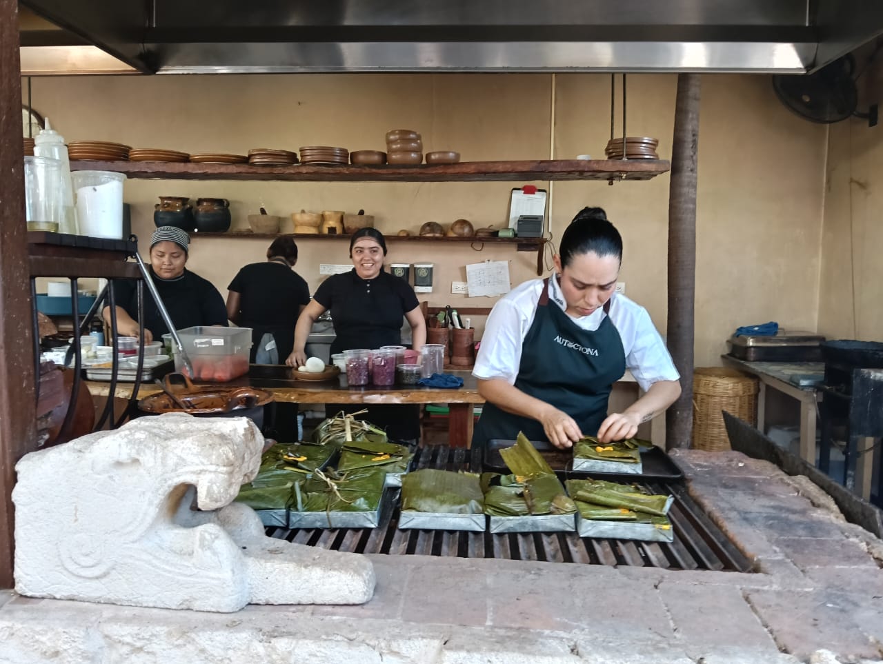 La preparación del Pib, una actividad familiar