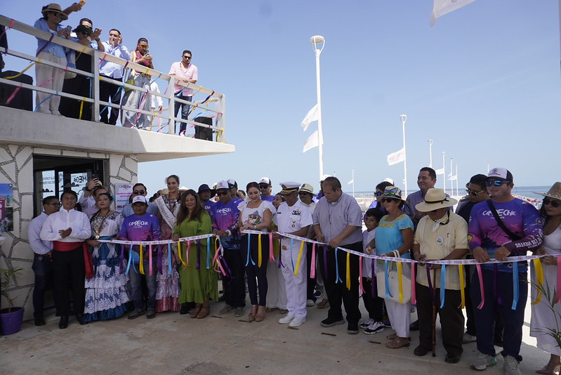 Inauguran Muelle Turístico ''Rosa de los Vientos'' para fortalecer la oferta turística en Campeche
