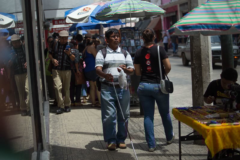 Falta cultura inclusiva en Carmen: Óscar Sánchez, presidente de la organización Bastón Blanco