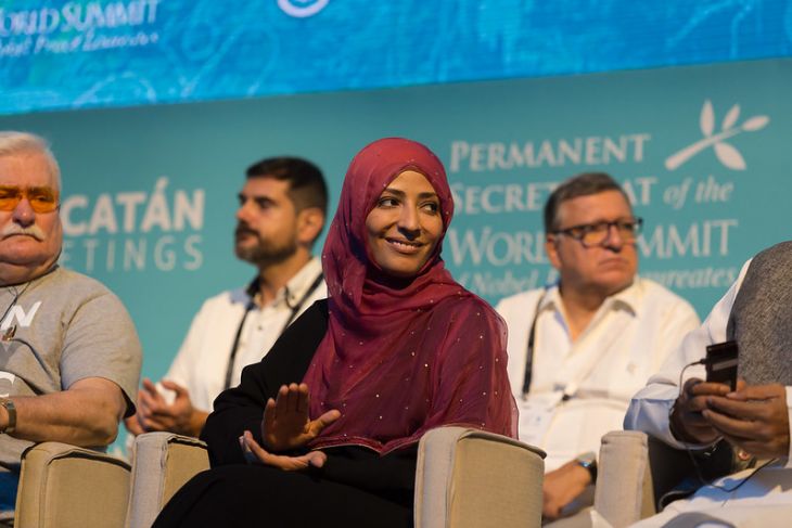 No puede haber paz con opresión: Tawakkol Karman