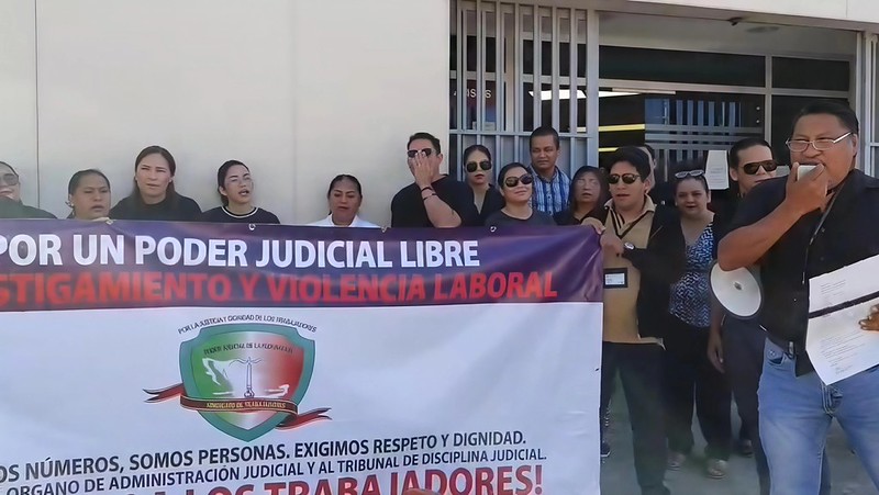 Campeche: Trabajadores del Poder Judicial Federal denuncian en acoso y hostigamiento laboral