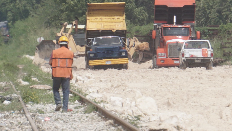 Propietarios de tierras alrededor de estación del Tren Maya reclaman pago en Campeche