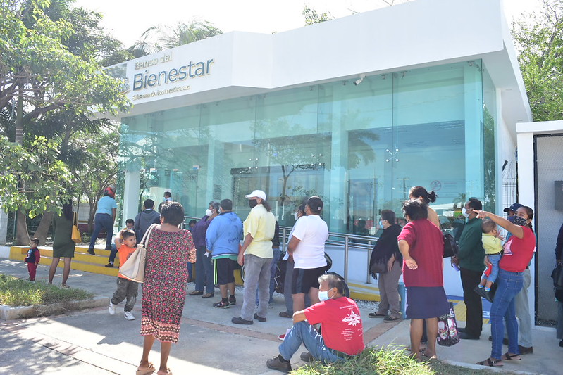 Alistan pagos durante mayo de las pensiones del Bienestar en Campeche