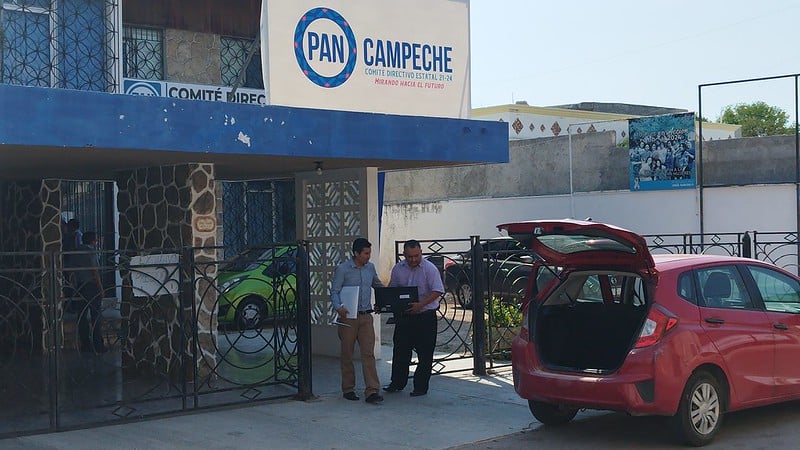Acudieron desde ex panistas hasta luchadores a asamblea del PAN en Campeche que terminó en golpes: Ehuan Martín