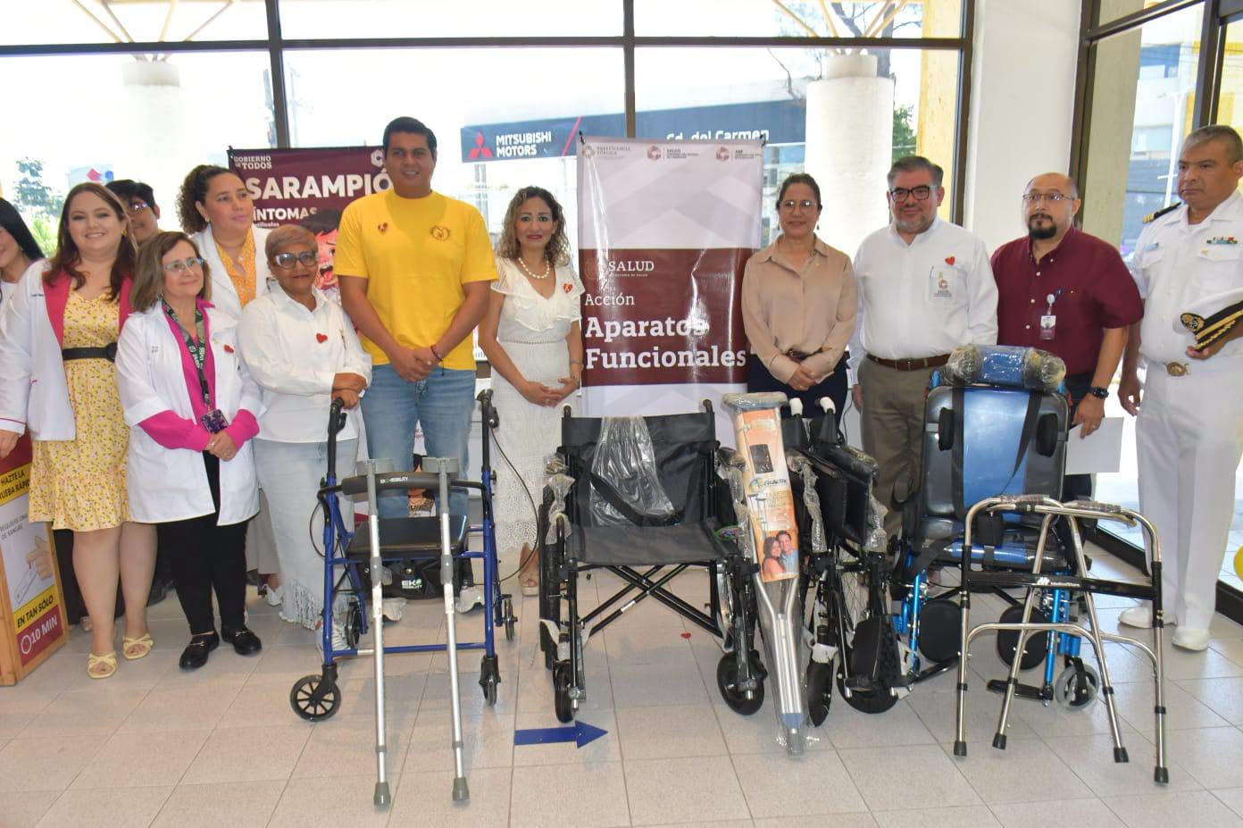 Gira de salud: Inauguran Sala de Lactancia y entregan aparatos funcionales en Carmen