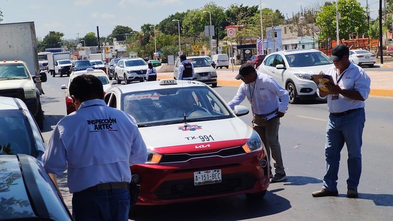 Taxistas amenazan con protesta si la Artec Campeche no hace inspección de plataformas