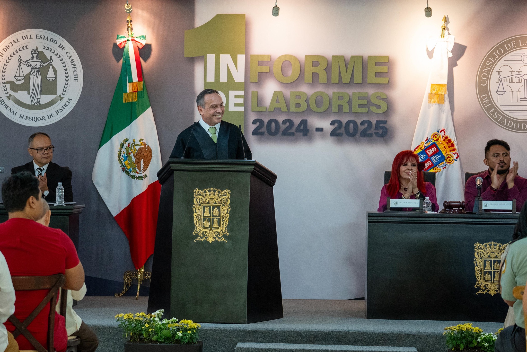 Realiza Informe de labores el Tribunal Superior de Justicia del Estado de Campeche