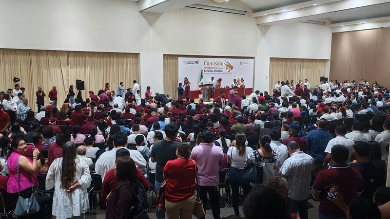 Comisión Presidencial del Gobierno de México realiza foro sobre la Reforma Electoral en Campeche