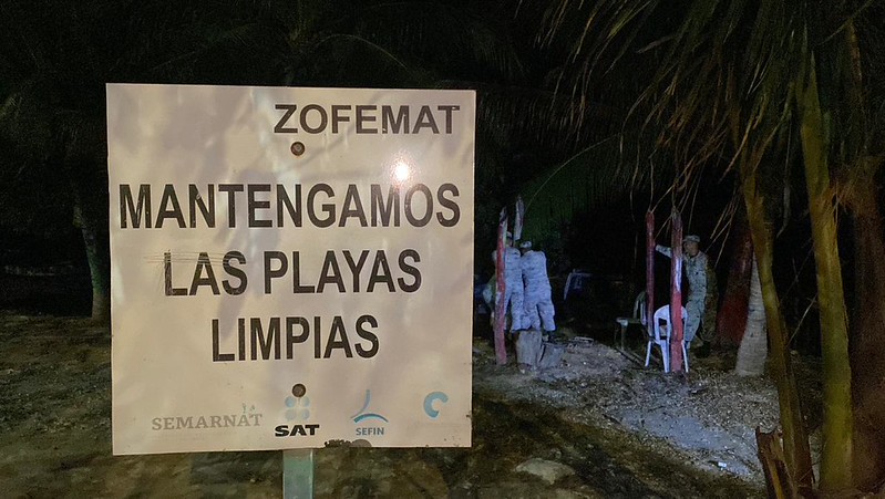 Estalla plantón de pescadores afectados por destrucción de resguardos en la Zona Federal Marítima de Campeche