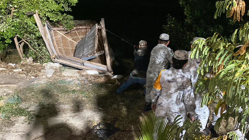 Encuentran artefactos de pesca ilegal durante recuperación de Zona Marítima Federal en el Malecón de Campeche