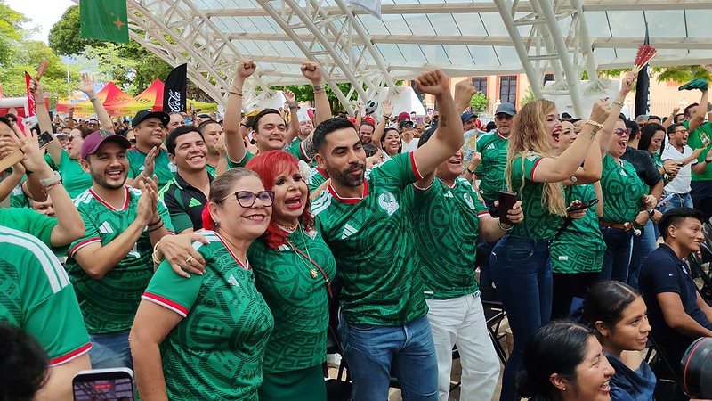 Campeche recibe ''trato especial'' y paga 4 mdp para transmitir el Mundial en FanFest: Layda Sansores