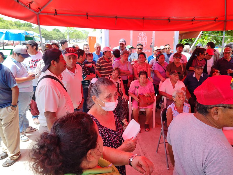 Ejidatarios de Chiná exigen pago por uso de tierras al Smapac