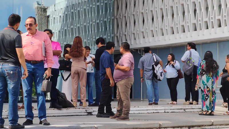 Edificios altos de Campeche resienten réplicas del sismo en Chiapas