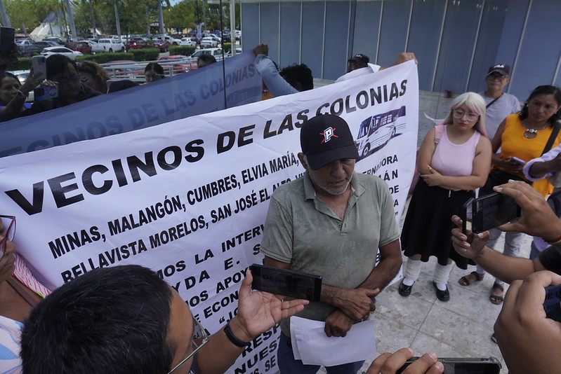 Campechanos exigen mantener la línea de camiones José María Morelos y Pavón