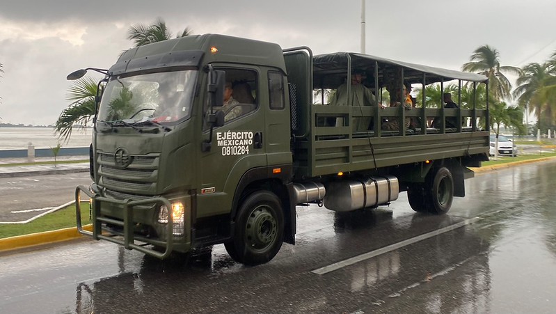 Huracán 'Isaías' deja daños menores en Carmen